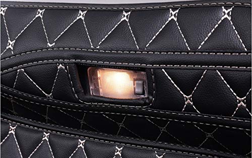 Premium 3D Full Coverage All-Weather Waterproof Custom Fit Car Cargo Liner Trunk Mat Tray for Land Rover Range Rover Sport 2010-2013 - Heavy Duty Protection, Black with Black Stitching - Perfect for Road Trips, Camping & Outdoor Adventures