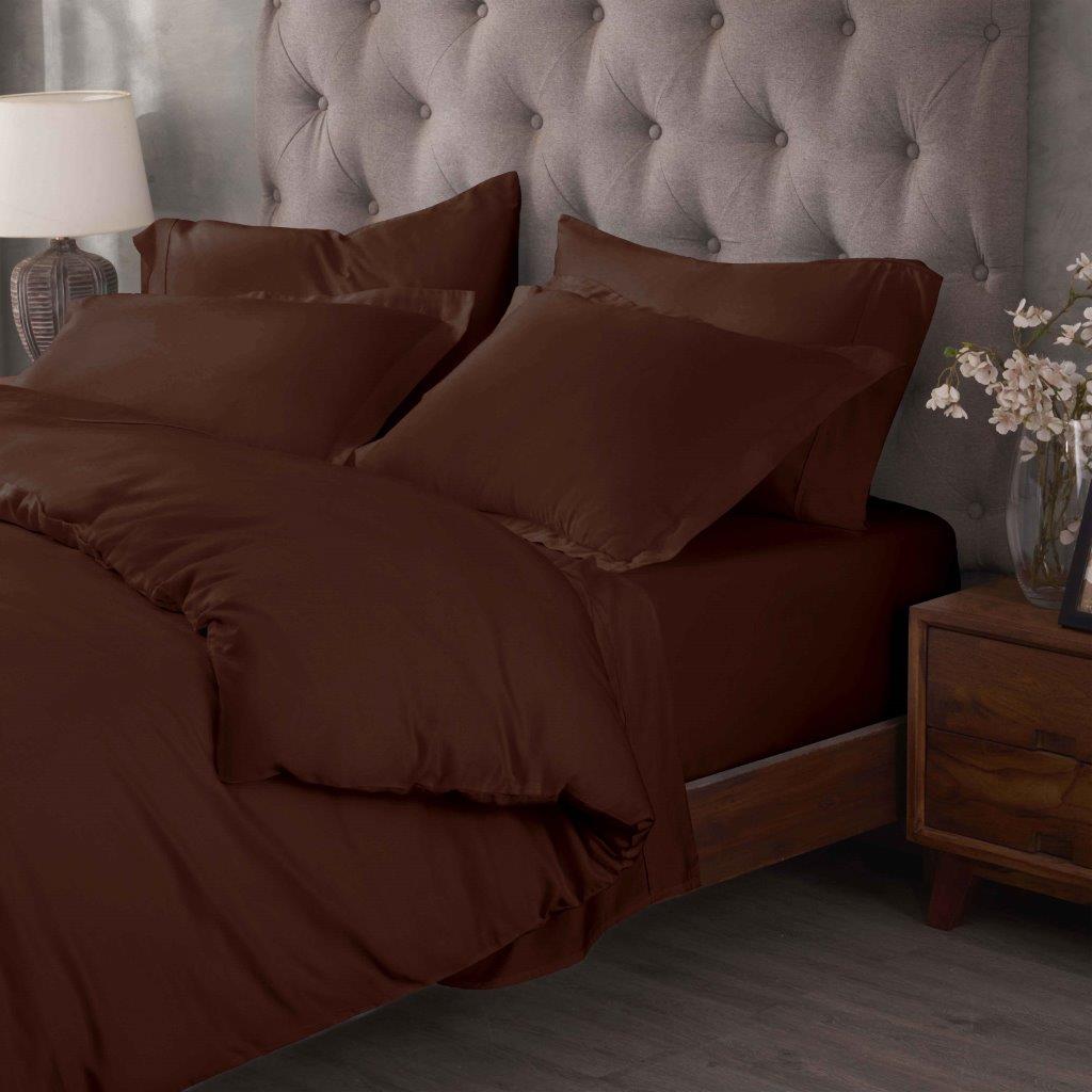 Premium Egyptian Cotton 400 Thread Count Duvet Cover Set - Ultra Soft & Breathable Bedding for Luxury Hotels & Master Bedrooms