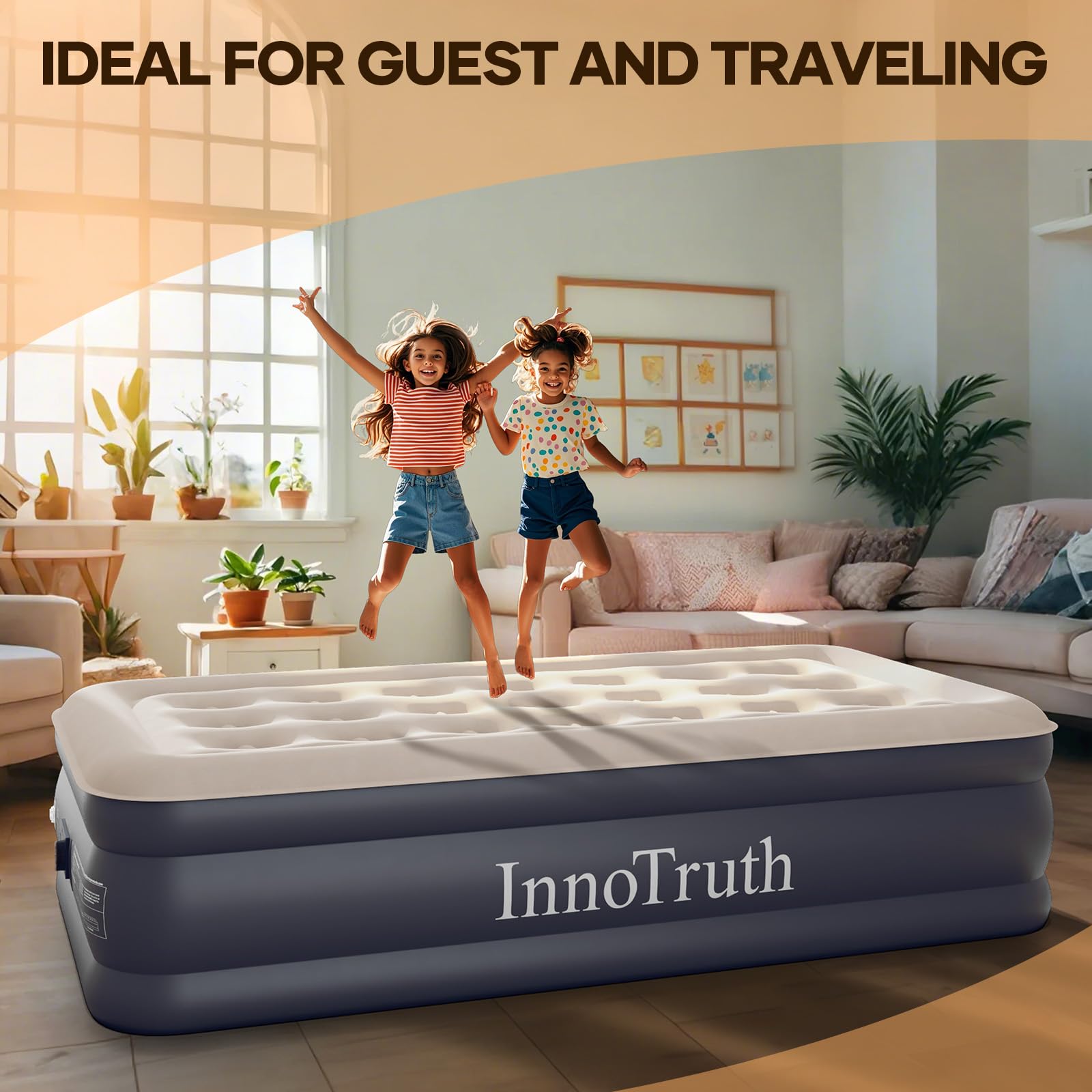 InnoTruth Twin Air Mattress with Built-in Pump - 18
