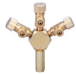 ISTA 3-Way Metal Air Flow Controller - High Precision Adjustable Valve for HVAC, Pneumatic Systems & Industrial Applications