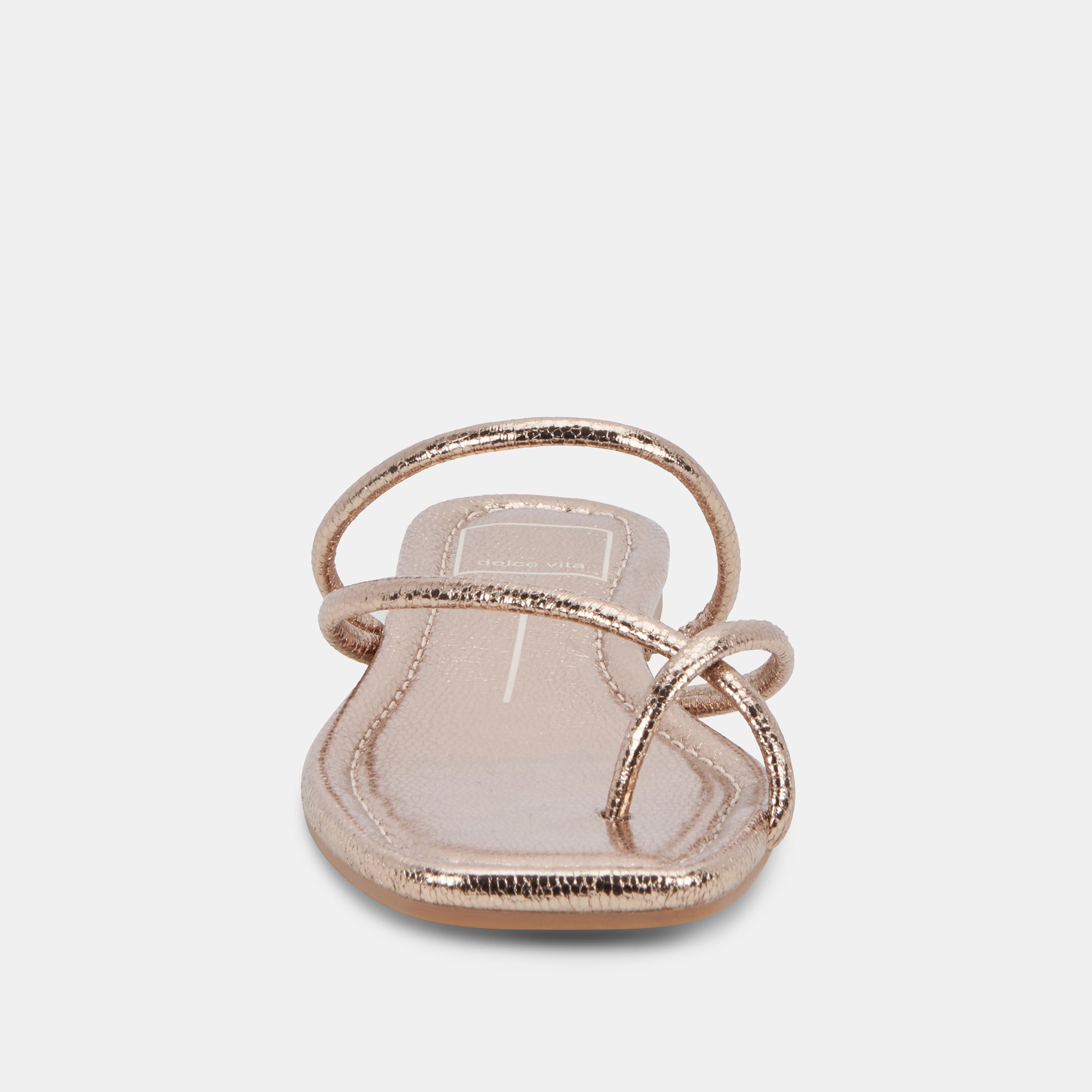 LEANNA Women's Sandals - Dark Gold Crackled Stella Design | Comfortable & Stylish for Summer, Beach, and Casual Outings
