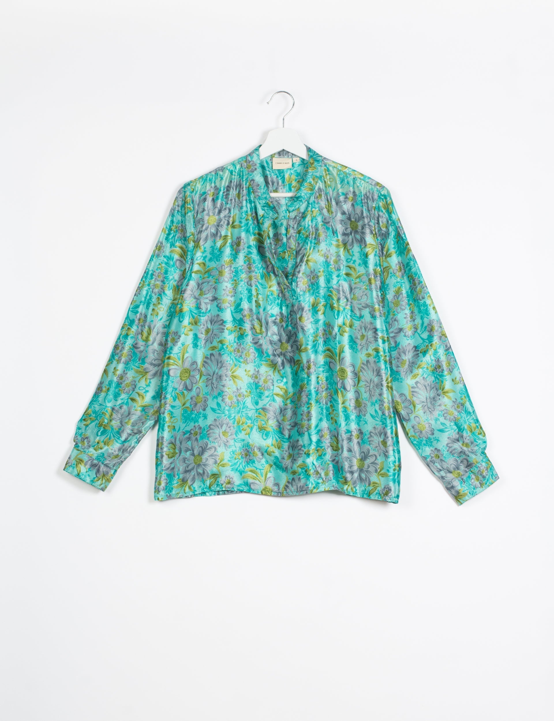 Women's Casual Day Blouse Size L 08 - Flowy Loose Fit Tunic Top for Work, Office & Everyday Wear