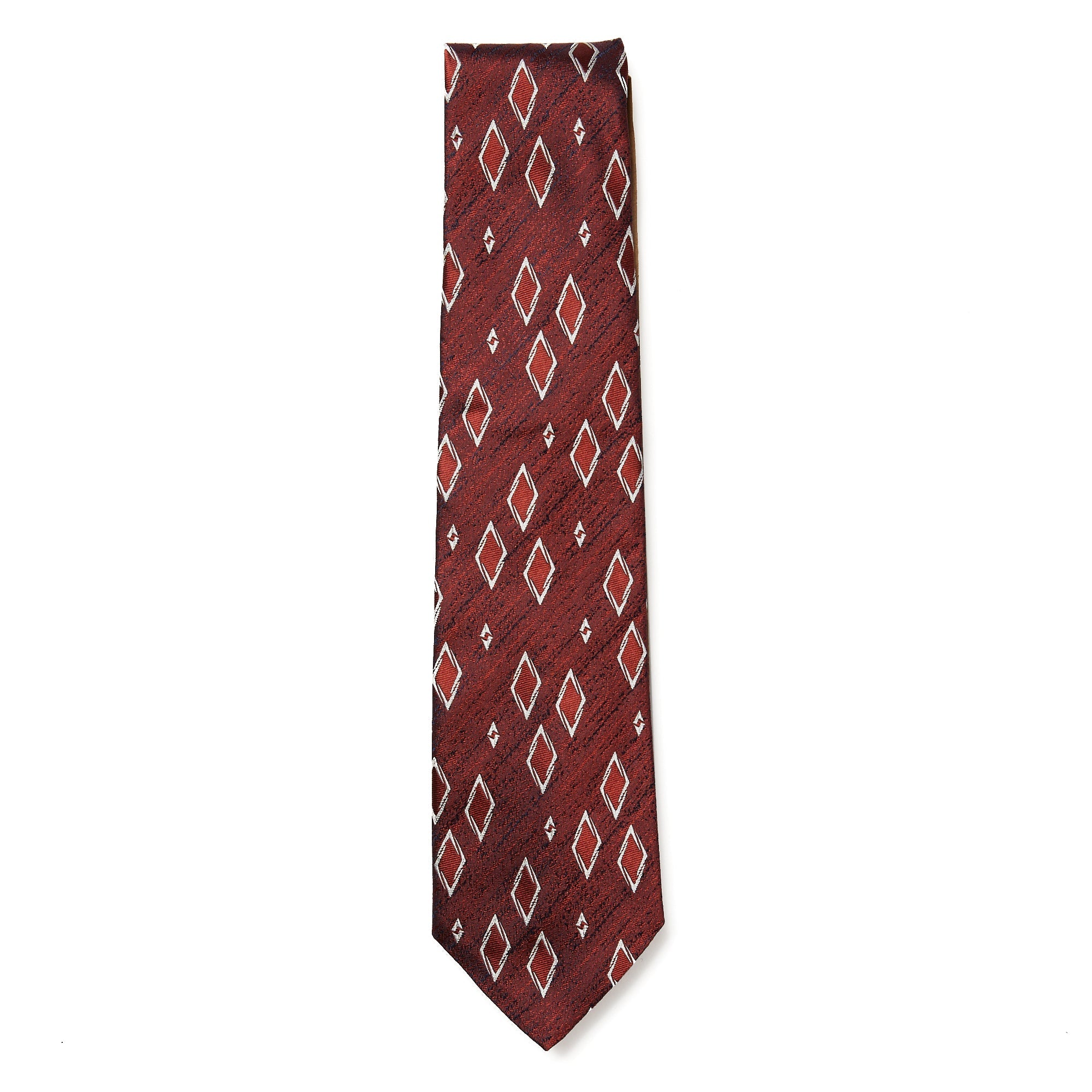 Henry Sartorial Premium 3-Fold Silk Tie in Platinum Red - Elegant Necktie for Business, Weddings & Formal Events