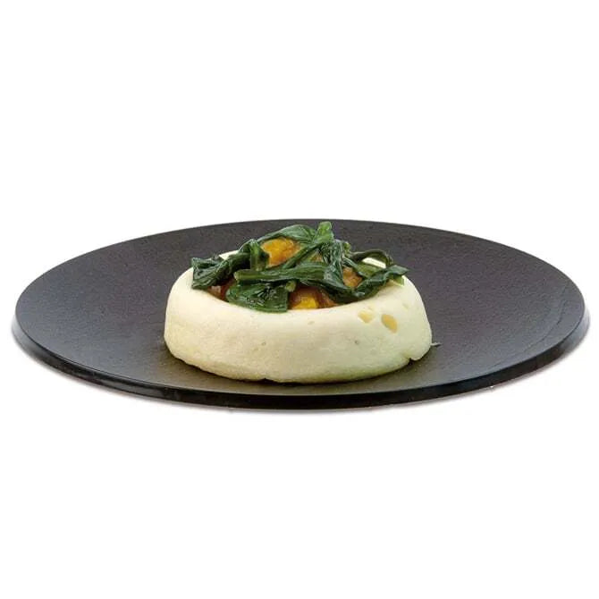 Comatec Faux Slate Oval Plate - 7 x 5 Inch Decorative Serving Dish for Appetizers, Cheese & Desserts | Elegant Dinner Party & Home Decor Serving Tray