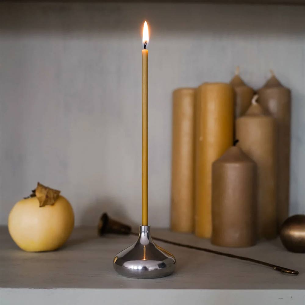 Elegant Aluminum Candle Holder for Home Decor - Modern Table Centerpiece for Dining Room, Wedding, Romantic Dinner & Party Decorations