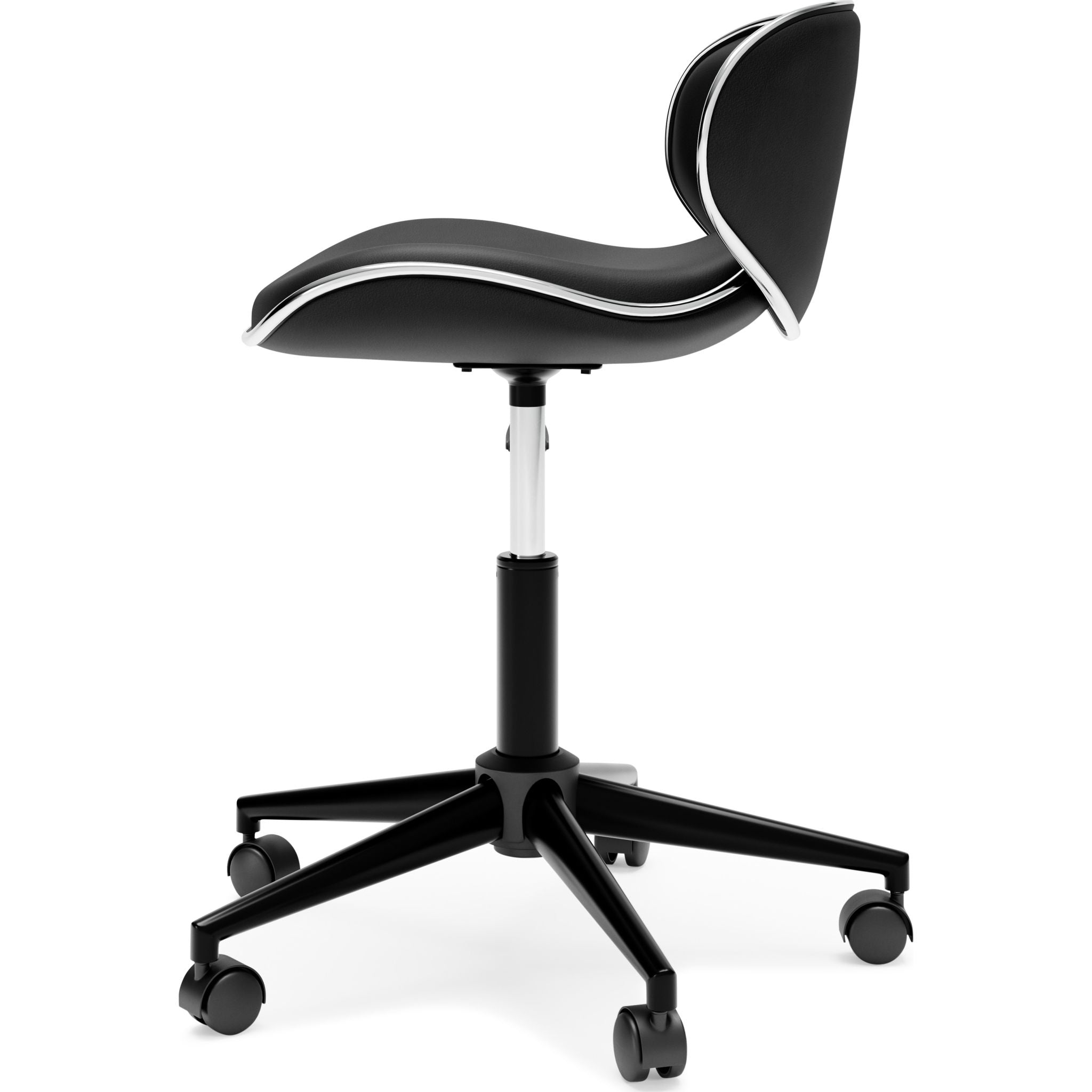 Beauenali Ergonomic Office Chair - Black - Adjustable Height & Lumbar Support for Home & Office Workspace Comfort
