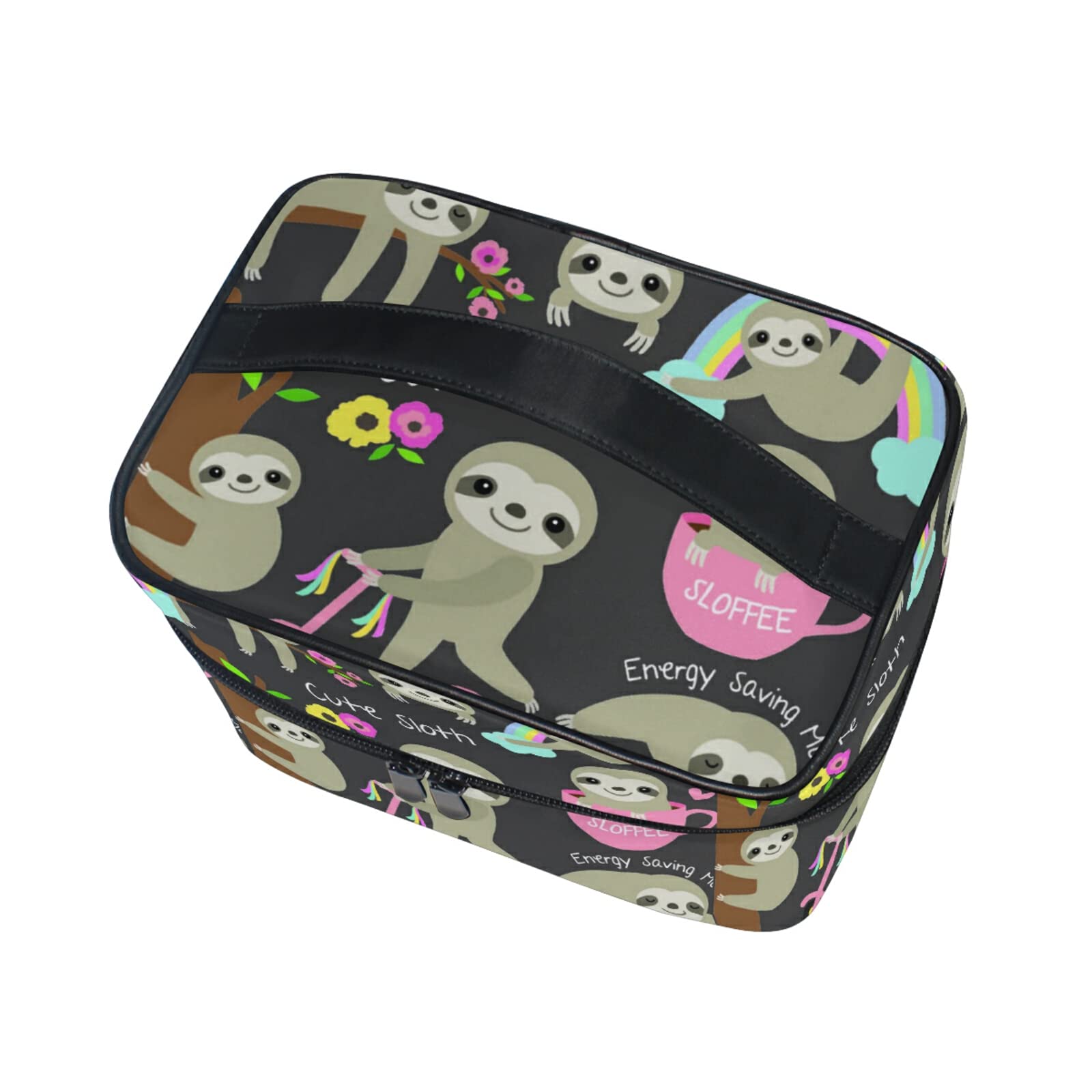 Adorable Sloth Makeup Bag for Women - Cute Baby Shower Gift, Travel Cosmetic Organizer & Toiletry Case - Perfect for Travel, Gym, and Everyday Use