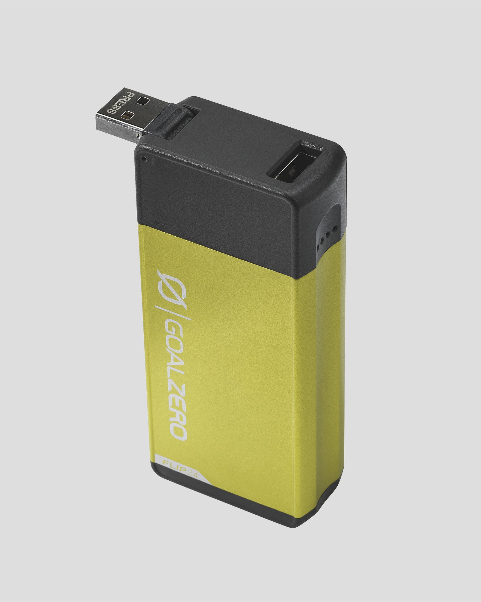 Goal Zero Flip 24 Portable Power Bank - 24W Solar Charger with USB-C, Green | Perfect for Camping, Hiking & Emergency Power Outages