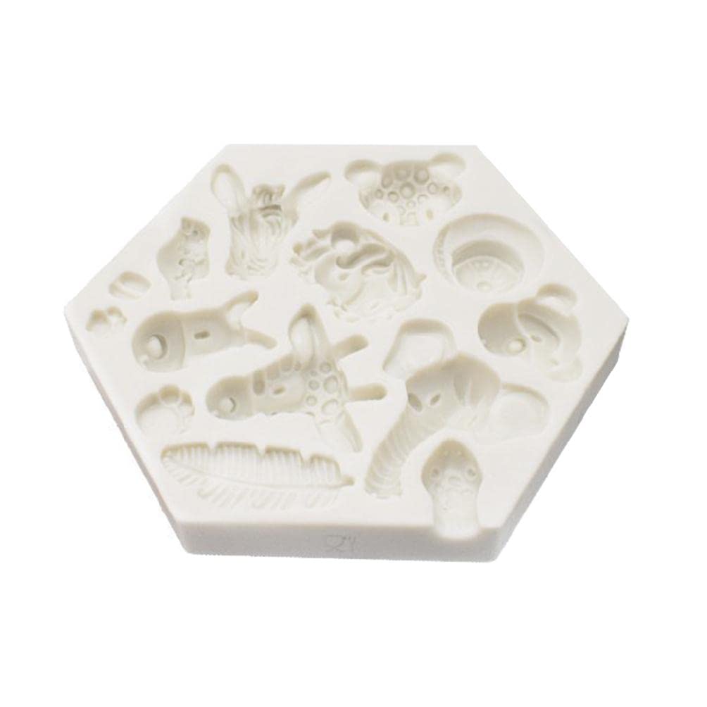 Christmas Themed Silicone Fondant Molds - Holiday Shape Design for Chocolate, Cake & Candy Decorations - Perfect for Baking Lovers & DIY Dessert Making - Great for Christmas Parties, Gift Giving & Festive Treats