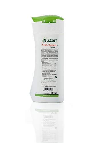Nuzen Herbals Protein Shampoo for Hair Growth - Strengthens & Prevents Hair Loss with Aloe Vera, Soya Protein, Amla & Bhringraj - 200ml (Pack of 4) - Ideal for Daily Hair Care & Damaged Hair Repair