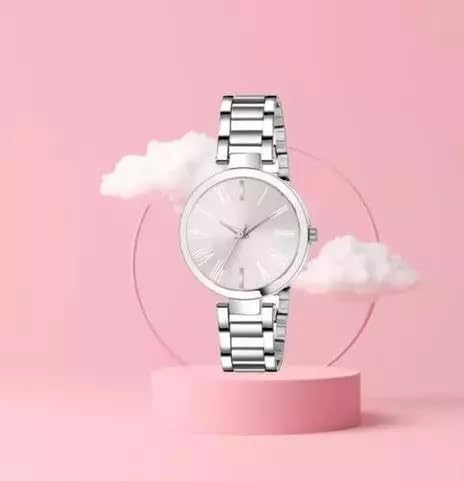 LAKSH Analog Women's Watch - Elegant Silver-Toned Watch for Women & Girls (Model SR-625 AT-625) | Perfect for Office, Casual Wear & Special Occasions