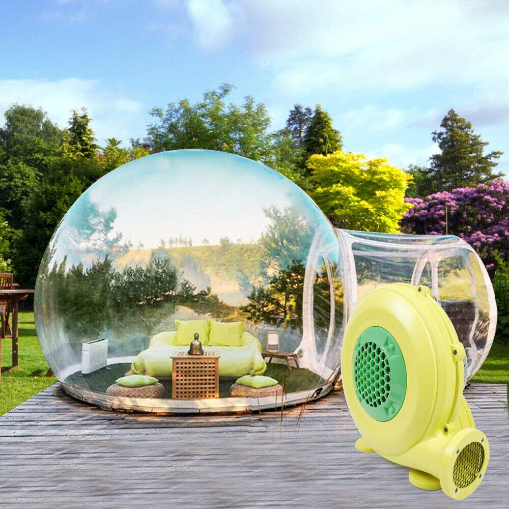 Luxury Inflatable Bubble Tent - 9.8Ft Transparent Dome for Outdoor Camping, Weddings & Parties | Weatherproof Single Tunnel Design with D-Ring Security | Perfect for Backyard Events, Glamping & Photo Shoots
