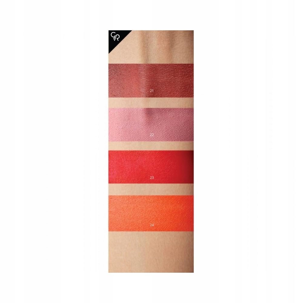 Golden Rose Matte Lipstick - Long Lasting, Highly Pigmented, Vegan & Cruelty-Free - Perfect for Everyday Wear, Parties & Special Occasions