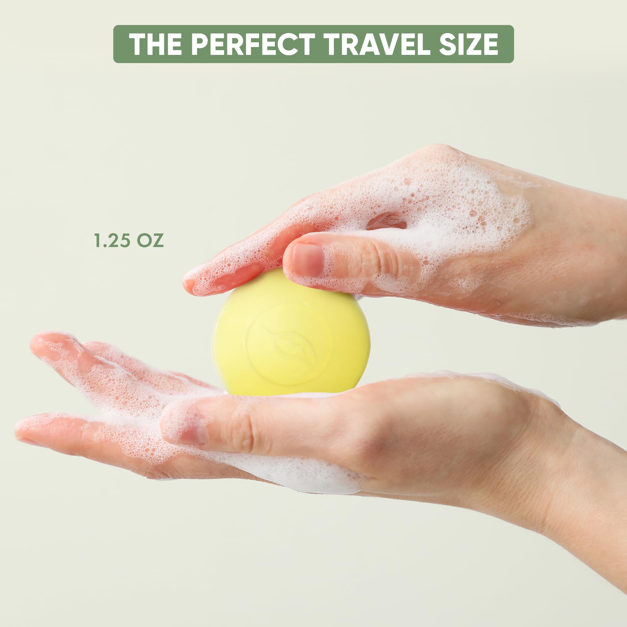Terra Pure Bar Soap - Travel Size (1.25 oz) | Pack of 350 | Natural Hotel Amenities for Eco-Friendly Travel & Hospitality Use