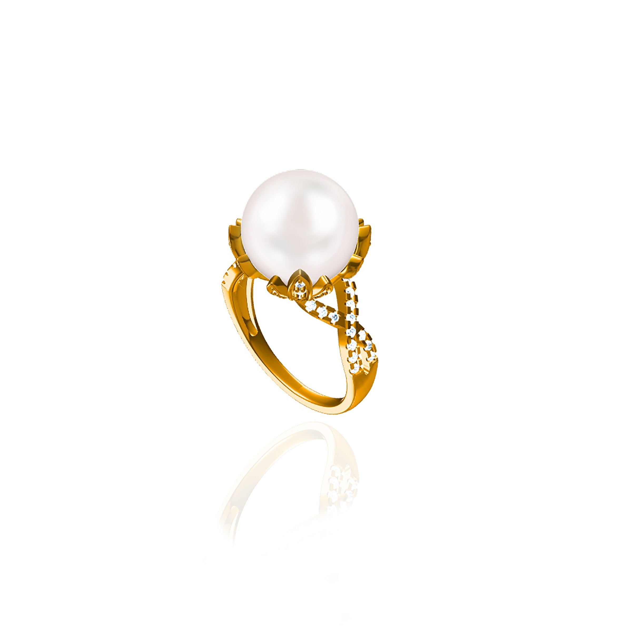 Gold Lotus Flower Breastmilk Ring - Elegant Nursing Jewelry for Breastfeeding Moms - Perfect for Nursing, Pumping & Baby Bonding Moments