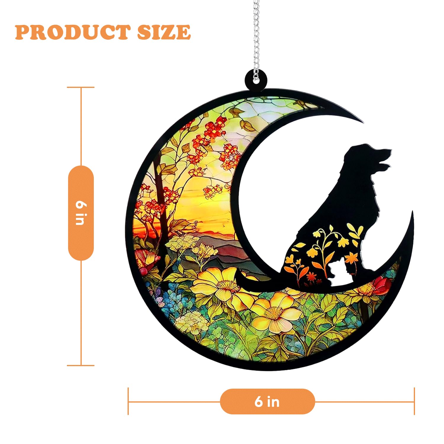 Personalized Dog Memorial Suncatcher - 6