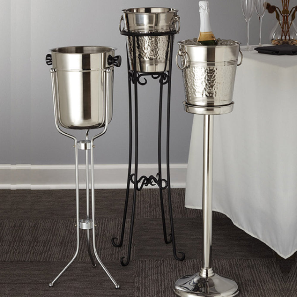 American Metalcraft WB9 5 Quart Silver Wine and Champagne Bucket - Perfect for Parties, Weddings & Home Entertaining