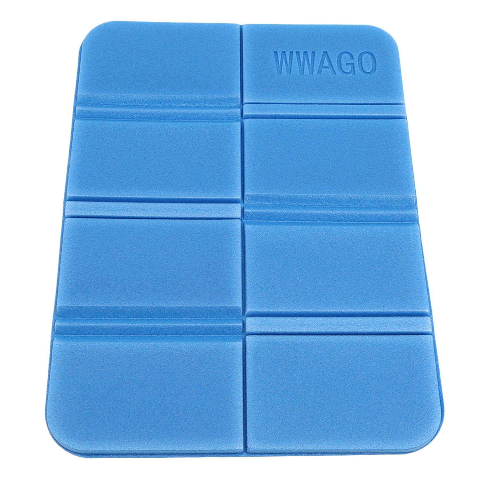 Portable Folding EVA Foam Seat Cushion - Lightweight Camping Mat for Outdoor Picnics, Parks & Kneeling | Waterproof & Comfortable Blue Pad - Perfect for Hiking, Tailgating & Garden Work