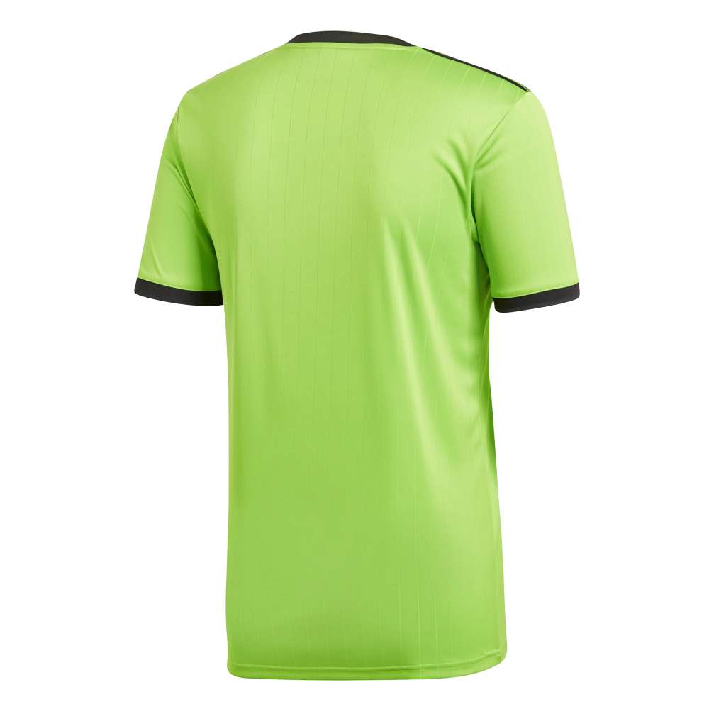 Adidas Youth Tabela 18 Soccer Jersey - Solar Green/Black - Lightweight Breathable Football Shirt for Kids - Perfect for Matches, Training & Fan Wear