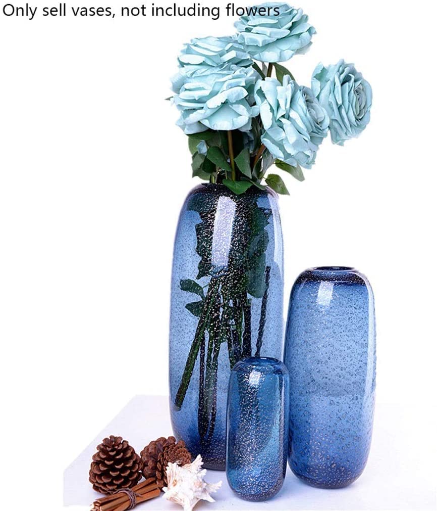 Nordic Tall Glass Flower Vase - Handcrafted Tabletop Terrarium for Home Decor (7x34cm) | Perfect Centerpiece for Living Room, Wedding & Gift Giving | Elegant Home Decoration & Wonderful Present