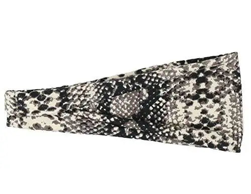 Stylish Printed Hair Bands Set for Women - 6 Pack Fashion Hair Accessories for Ponytail, Bun & Everyday Use - Perfect for Workout, Office & Casual Wear