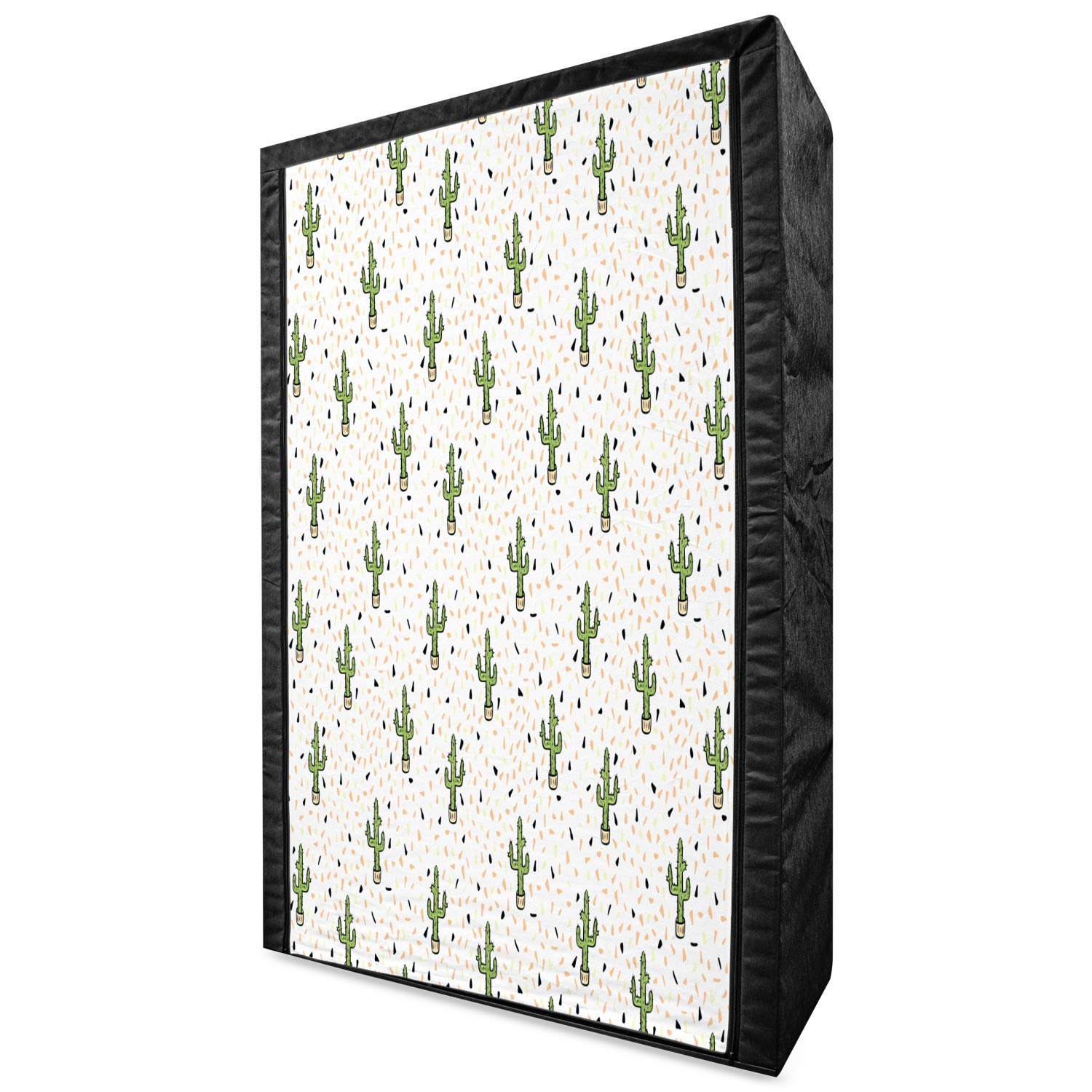Ambesonne Portable Fabric Wardrobe with Shelves - 42.5