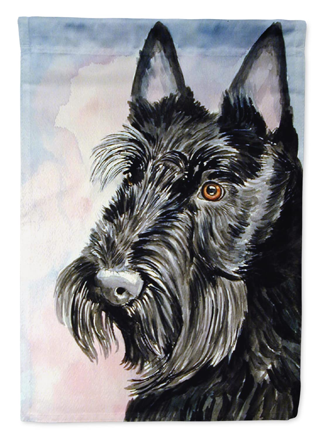 Scottish Terrier Garden Flag - Decorative Yard Banner for Mailbox, Patio & Flower Beds | Weather-Resistant Outdoor Artwork | Colorful Garden Decor for Dog Lovers (Multicolor, Standard Size)