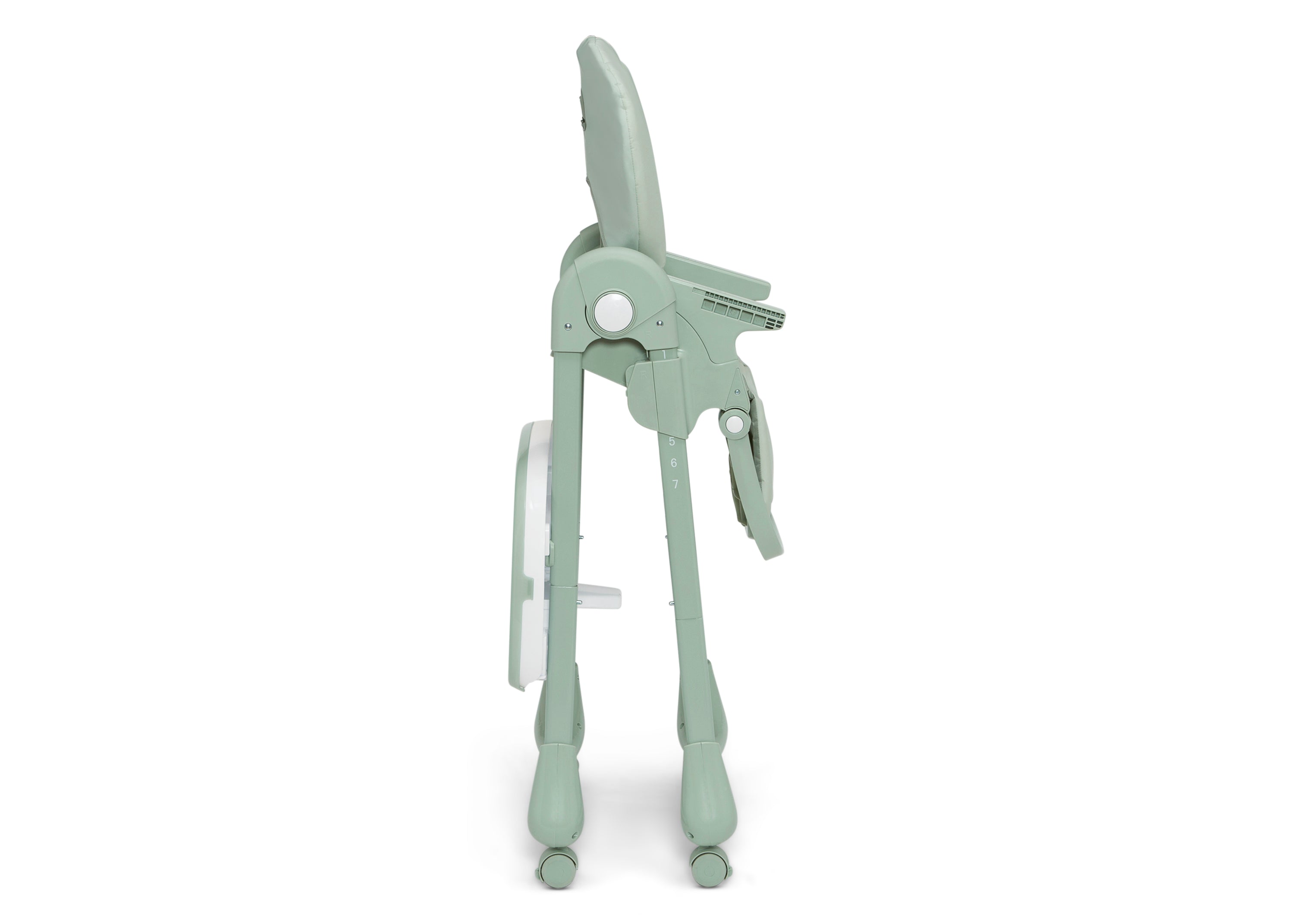 2 in 1 SlimFold High Chair for Babies & Toddlers - Portable, Space-Saving Baby Feeding Chair for Home, Travel & Restaurants