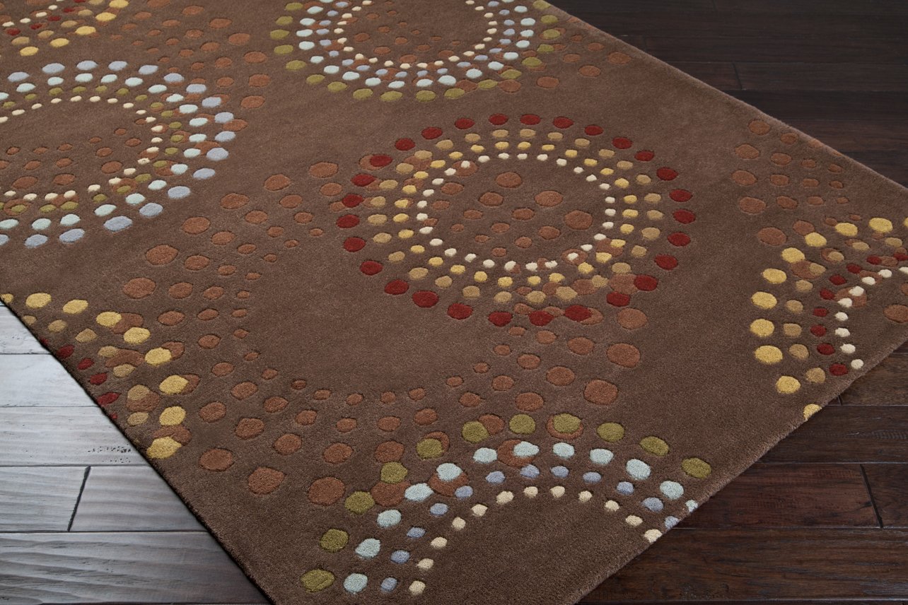 Premium Surya FM-7107 Forum Chocolate 3x12 Feet Area Rug - Soft & Durable Handmade Rug for Living Room, Bedroom, or Office Decor