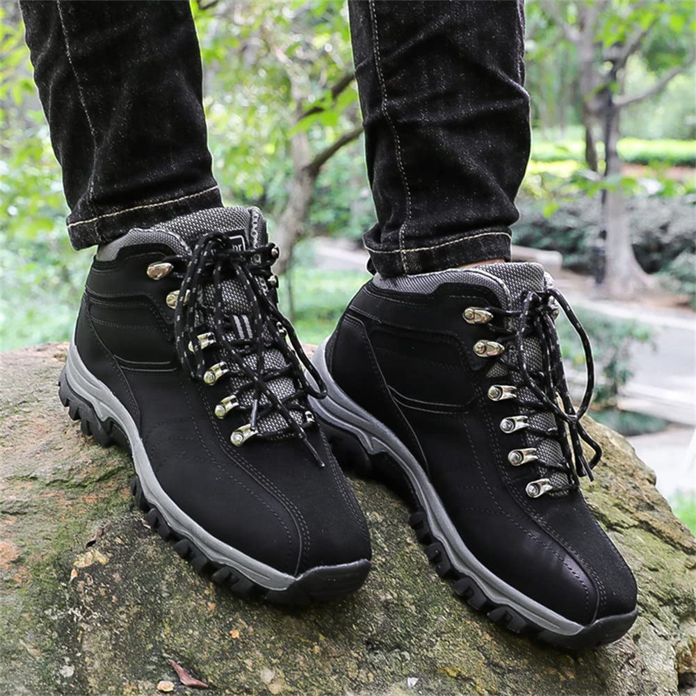 Men's Waterproof Hiking Boots - Lightweight Ankle Boots with Multi-Terrain Lugs | Durable & Sturdy Camouflage Design for Outdoor Work & Adventure | Perfect for Trekking, Camping and Mountain Climbing