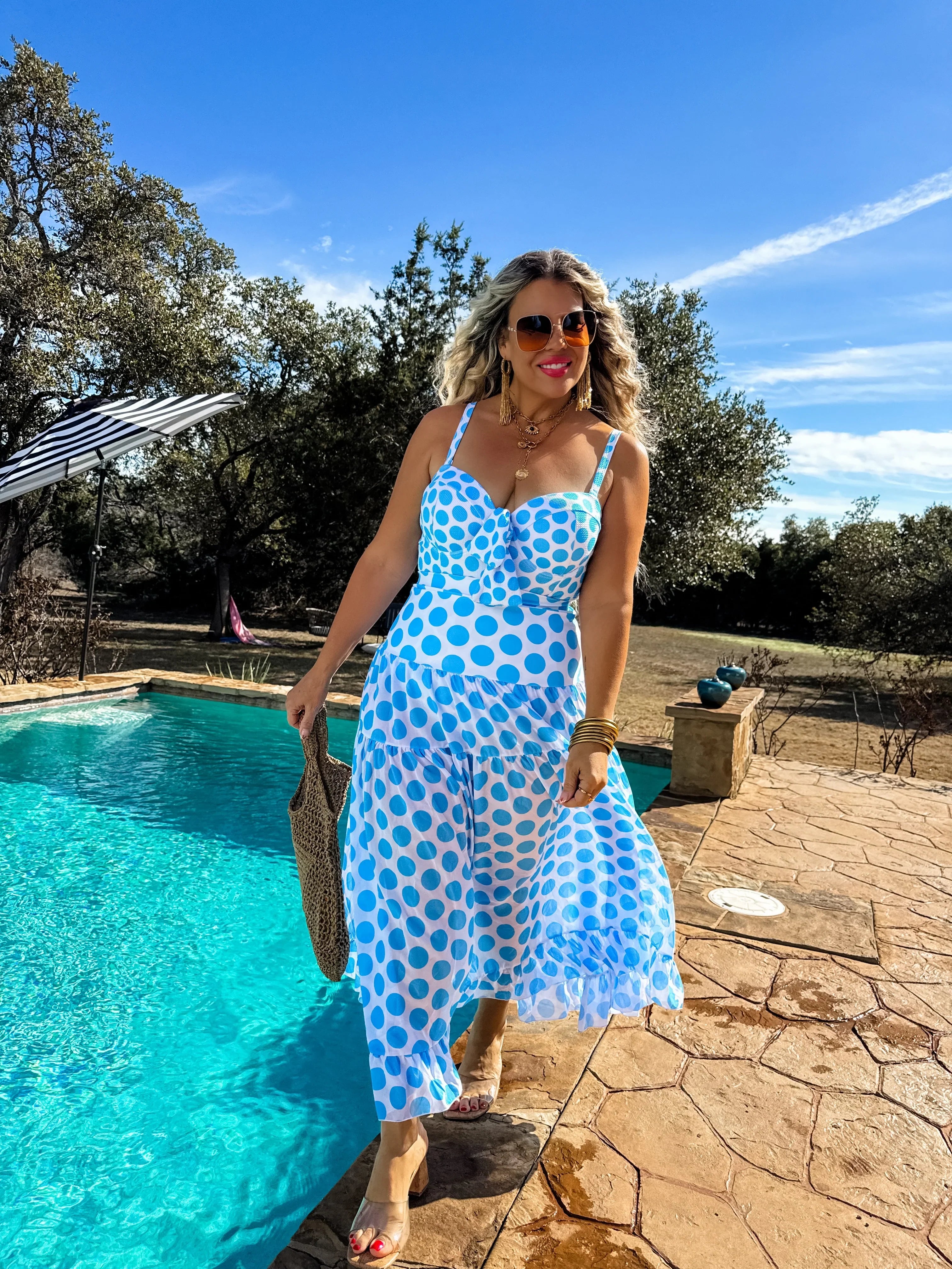 Dolce Vita Women's Swimwear Set - Trendy Bikini & Cover Up for Beach, Pool & Vacation | Preorder Now