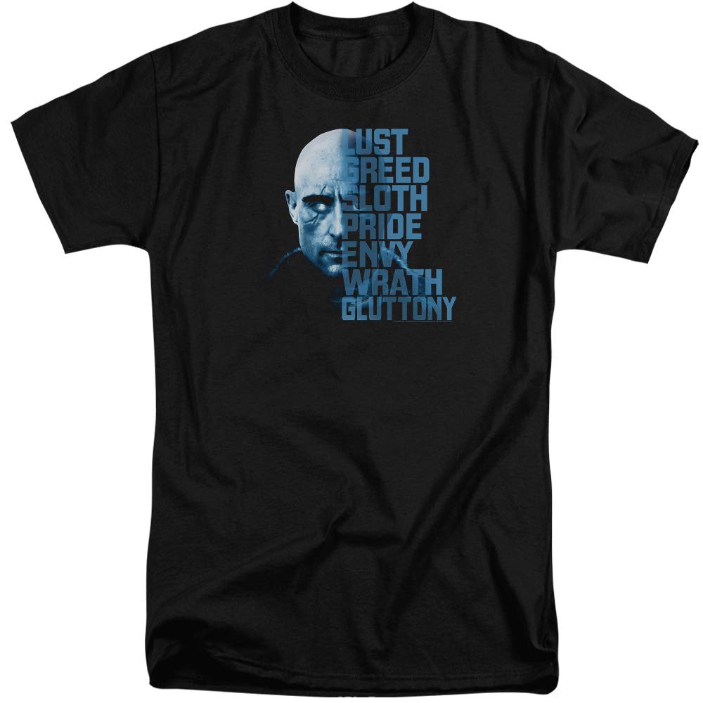 Shazam Movie Evil Sivana Graphic T-Shirt for Men & Women - Unisex Adult Tall Tee for Cosplay, Comic Con & Superhero Fans
