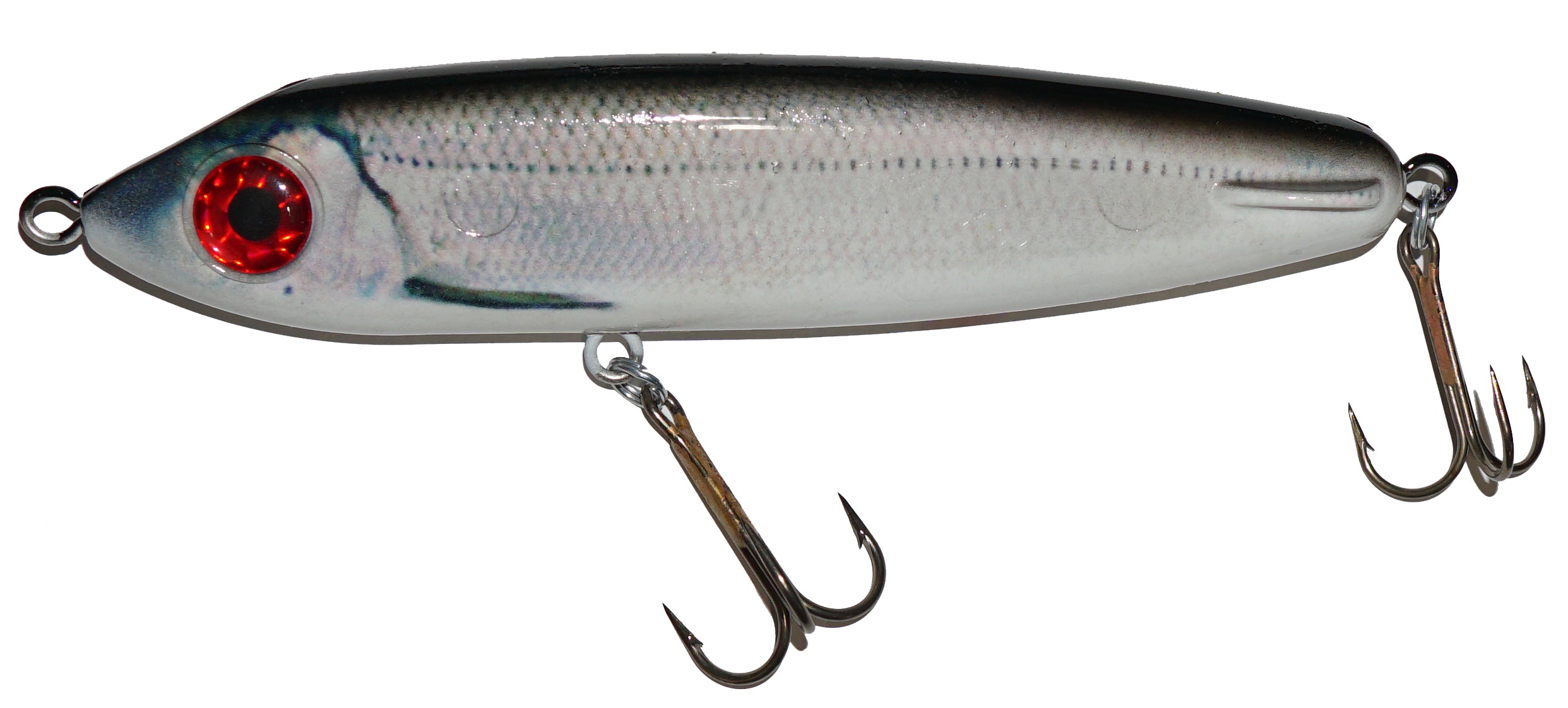 Drifter Hellhound 8 Inch Glide Bait Fishing Lure - Realistic Live Image Series for Bass, Pike and Musky - Perfect for Freshwater and Saltwater Fishing