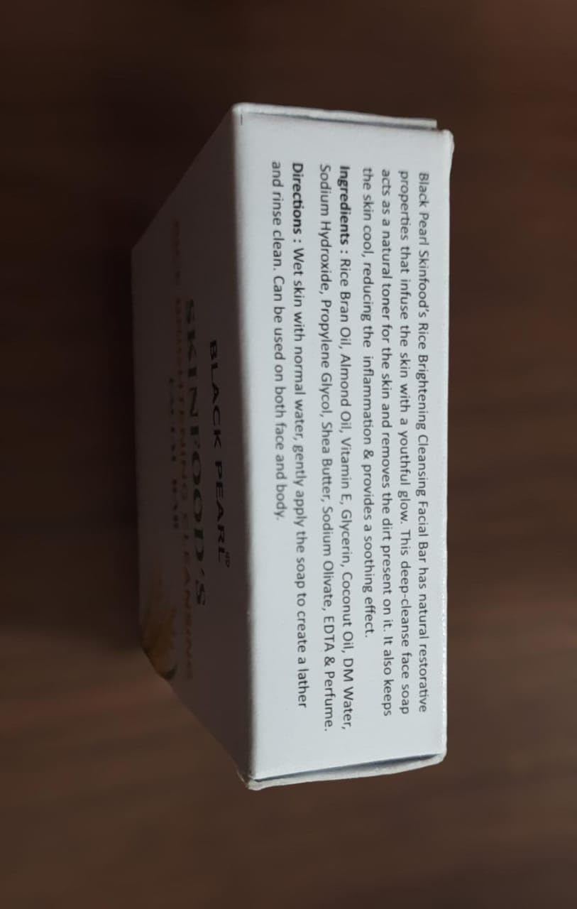 Rice Water Soap for Glowing Skin - Natural Cleansing Bar with Rice Water Extract for Brightening & Hydration - Perfect for Daily Face & Body Wash