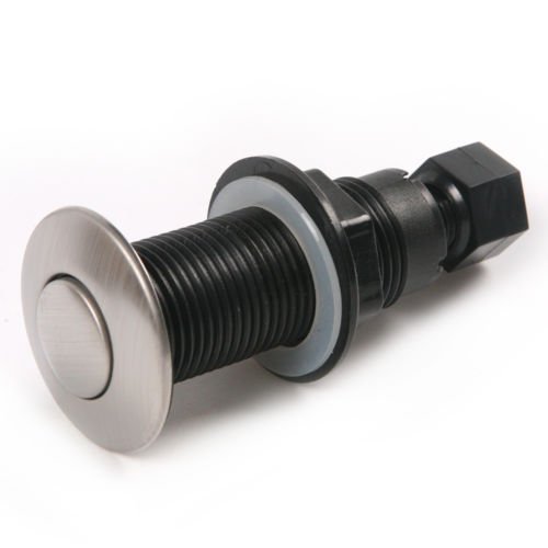 28mm/32mm/34mm Pneumatic Air Switch Button - On/Off Push Control for Bathtub, Spa, Whirlpool & Garbage Disposal - 25S Air Switch (Ideal for Wet Environments & Waterproof Applications)