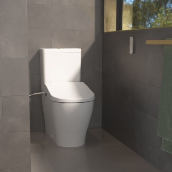 Caroma Electronic Bidet Seat with Warm Water Wash, Heated Seat & Adjustable Nozzle - Perfect for Modern Bathroom Upgrade & Enhanced Hygiene