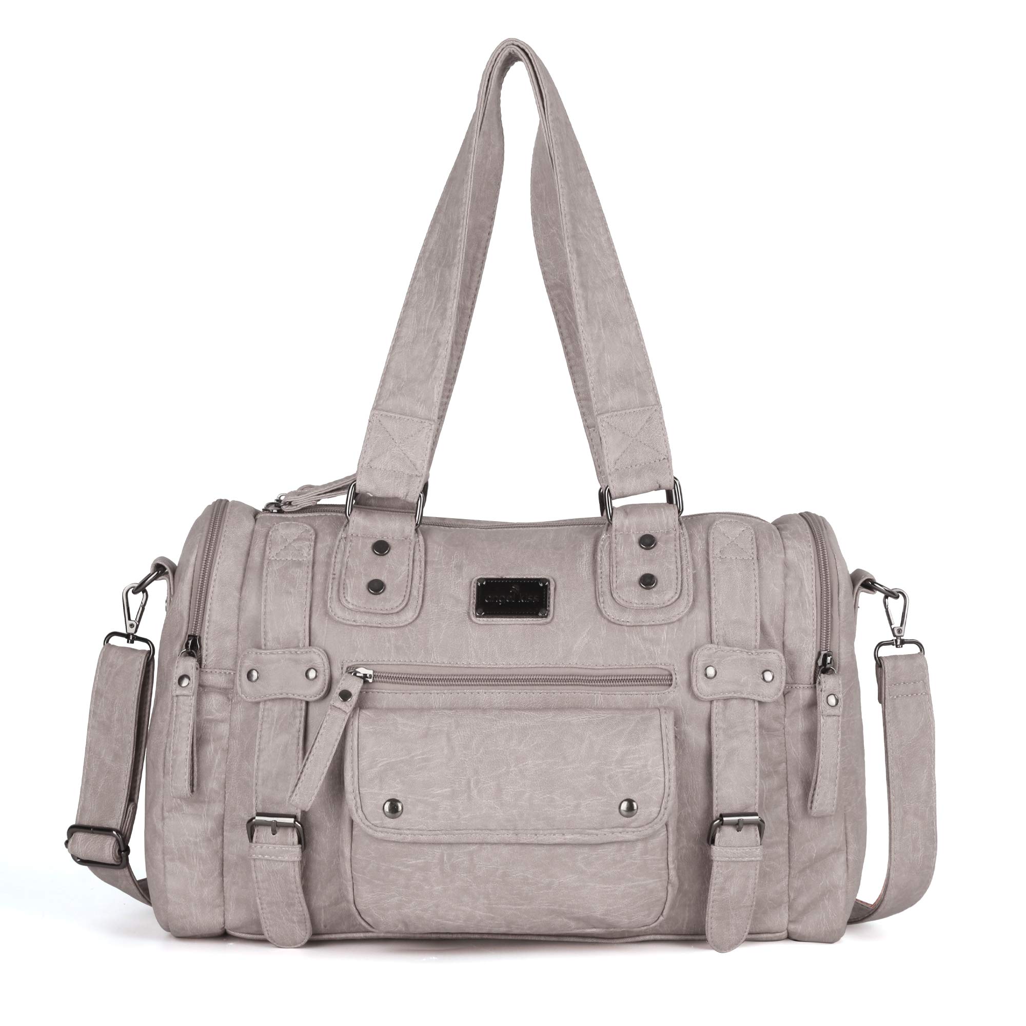 Angelkiss Women's Soft Leather Handbags - Hobo, Satchel, Shoulder & Crossbody Tote Bags for Work, Travel & Everyday Use