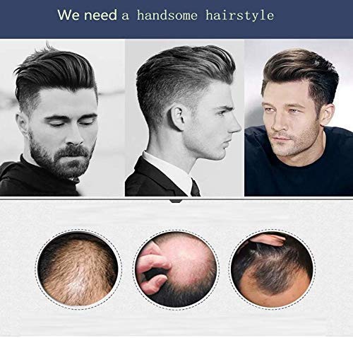 Premium Human Hair Toupee for Men & Boys - Full Head Hair Patch Wig (10x8, Black) - USA Base - Natural Look & Comfort - Perfect for Daily Wear, Special Occasions & Hair Loss Solutions