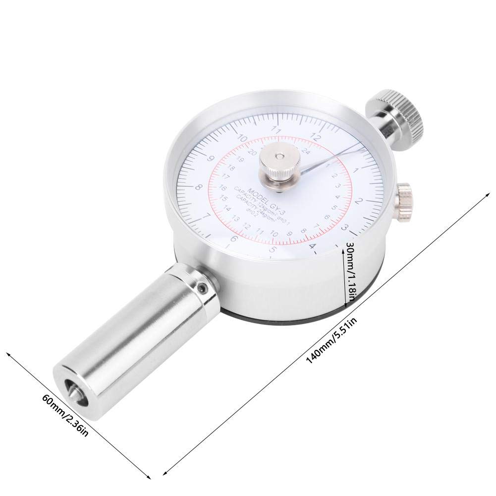 GY-03 Portable Fruit Penetrometer Sclerometer - Digital Fruit Hardness Tester with 2 Measuring Heads for Apple, Pear, Peach | Perfect for Farm, Orchard & Quality Control Testing