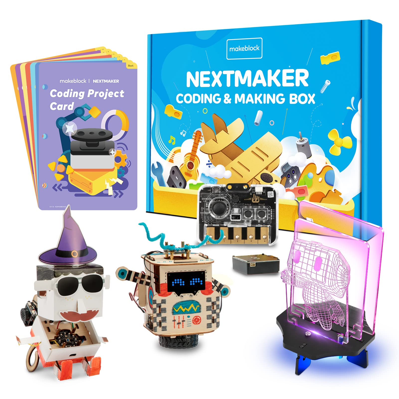 Makeblock NextMaker STEM Kit for Kids Ages 8-10 | Educational Coding & Engineering Toy with Online Learning Resources | Science Kit Gift for Boys & Girls | Perfect for Classroom STEM Projects & Home Learning Activities