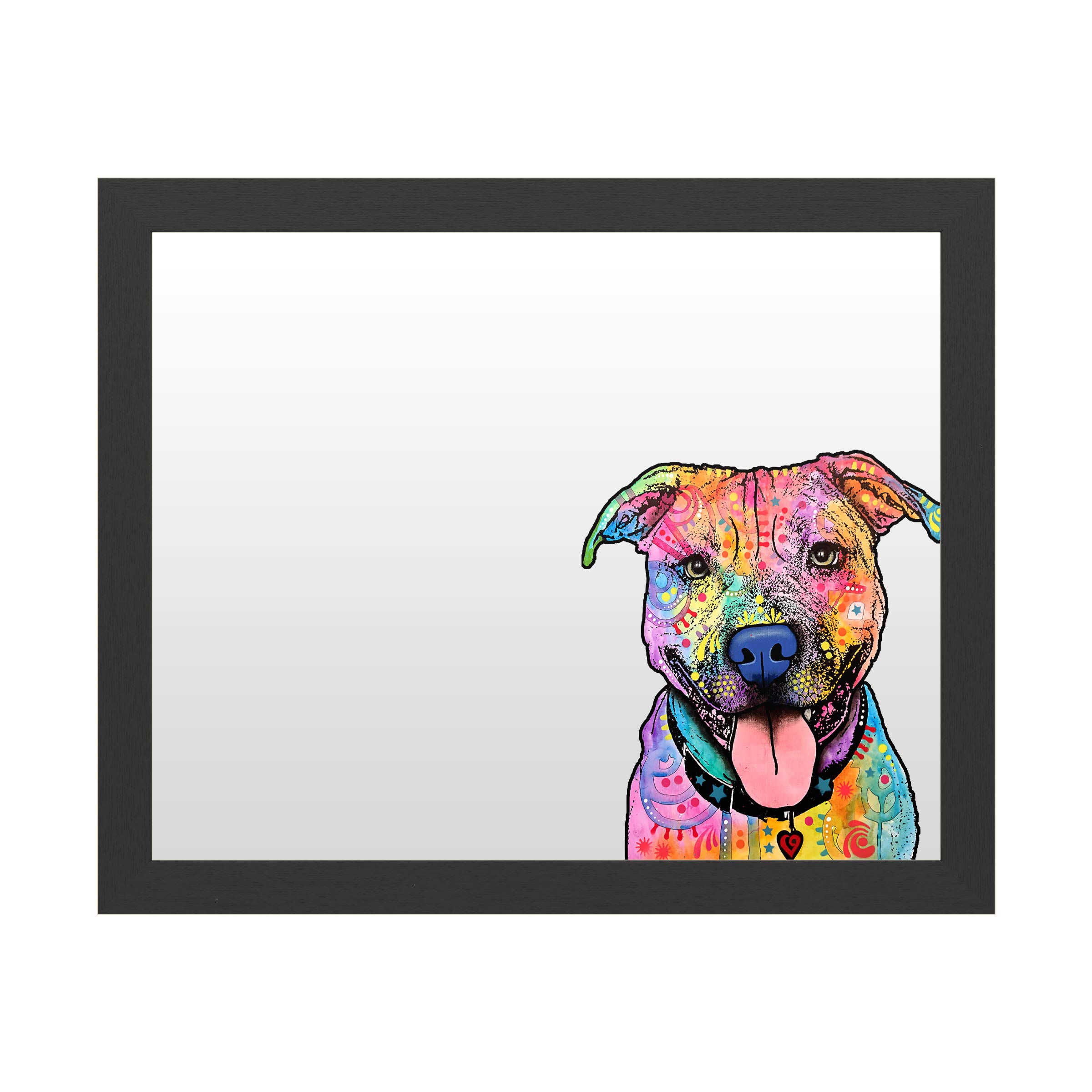 Dean Russo Best Dog 16x20 White Board Art Print - Multiple Colors - Perfect for Home Decor, Office Wall Art & Pet Lover Gifts