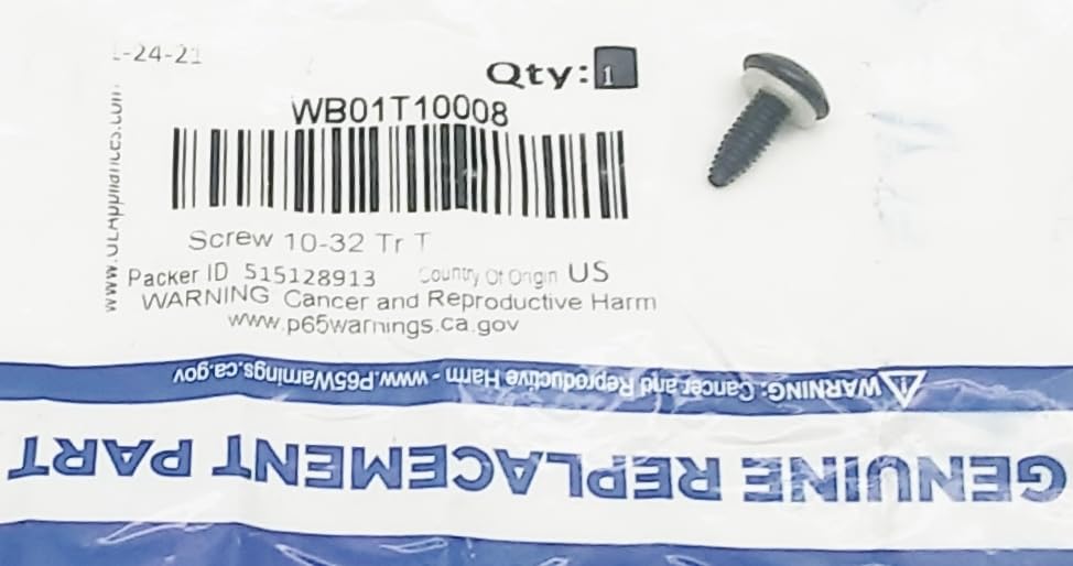 Genuine OEM WB1T10008 Oven Range Stove Door Screw - AM 5-4-1 - EA250314 Replacement Part - Perfect for Kitchen Appliance Repair & Maintenance