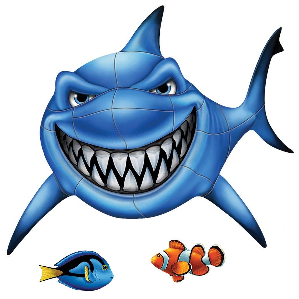 Custom Mosaics Gotcha Shark Group - 37