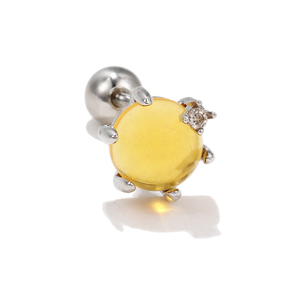 20G Frog & Octopus Barbell Cartilage Stud - Surgical Steel Body Jewelry for Ear Piercing | EGD0318 | Perfect for Cartilage, Helix, and Tragus Piercings