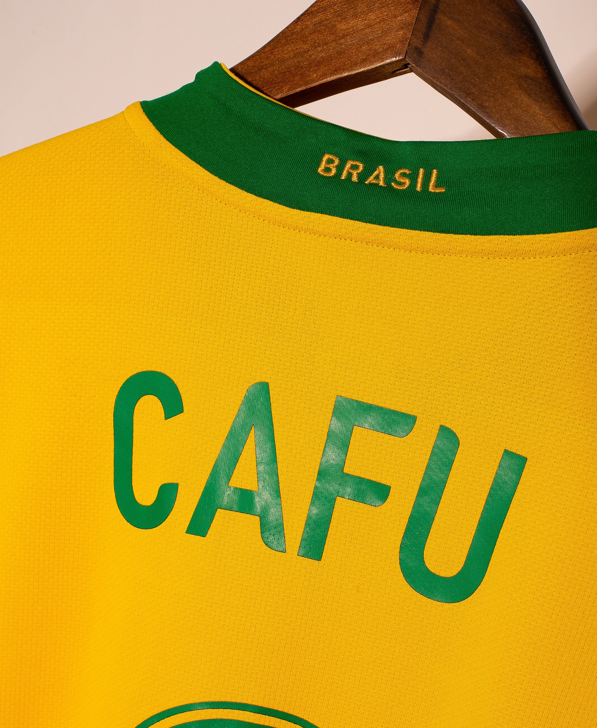 2006 Brazil Home #2 Cafu Soccer Jersey (2XL) - Authentic Retro Football Shirt for Fans & Collectors - Perfect for Matches, Gifts & Memorabilia