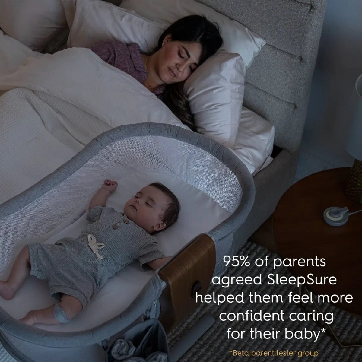 HALO SleepSure Baby Monitor with Night Vision & 2-Way Audio - Wireless Video Baby Camera for Nursery, Crib & Travel - Real-Time HD Monitoring for Peace of Mind