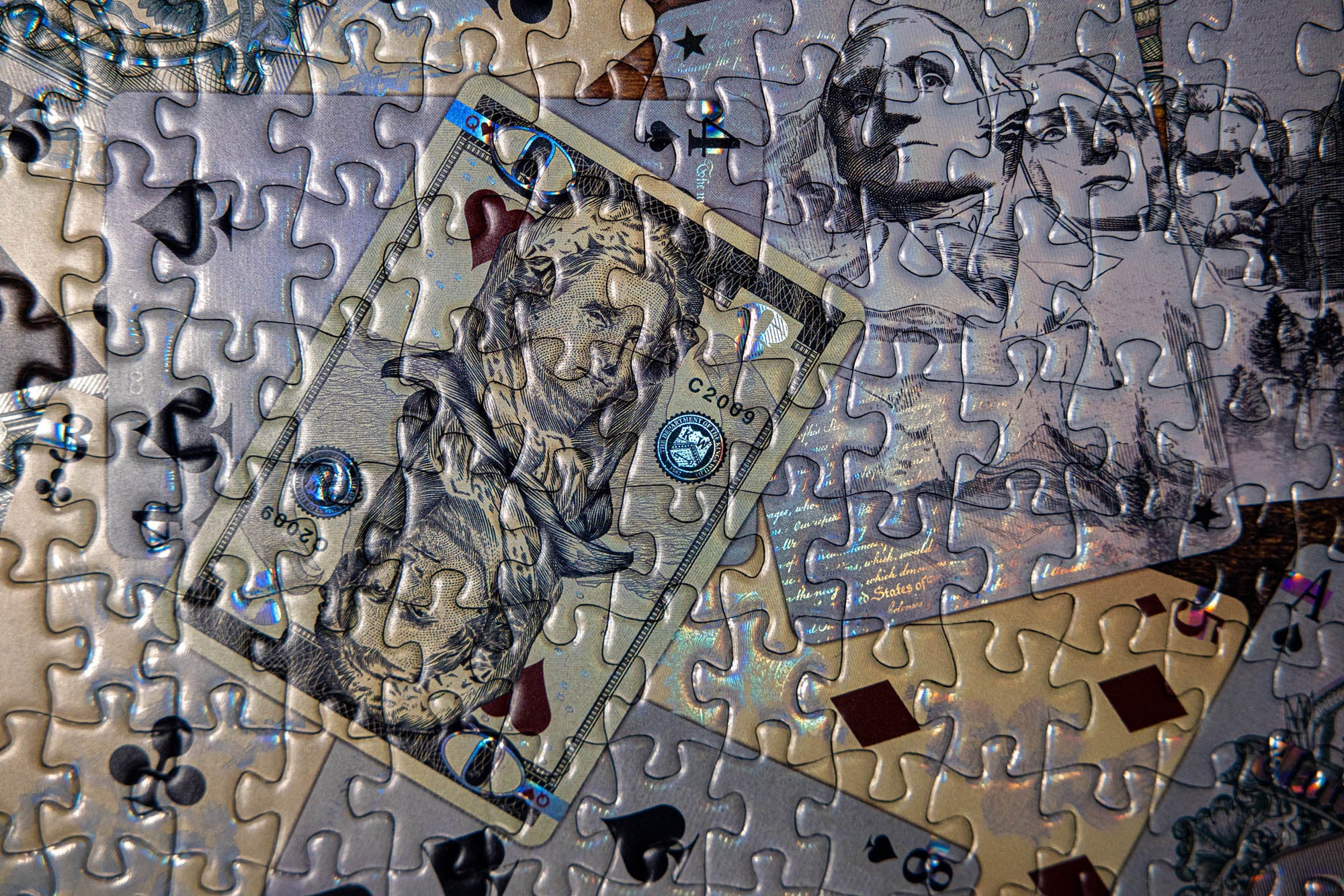 Legal Tender Jigsaw Puzzle - US Currency Themed 1000 Piece Puzzle for Adults & Collectors - Perfect for Home Decor, Gift Giving & Relaxation