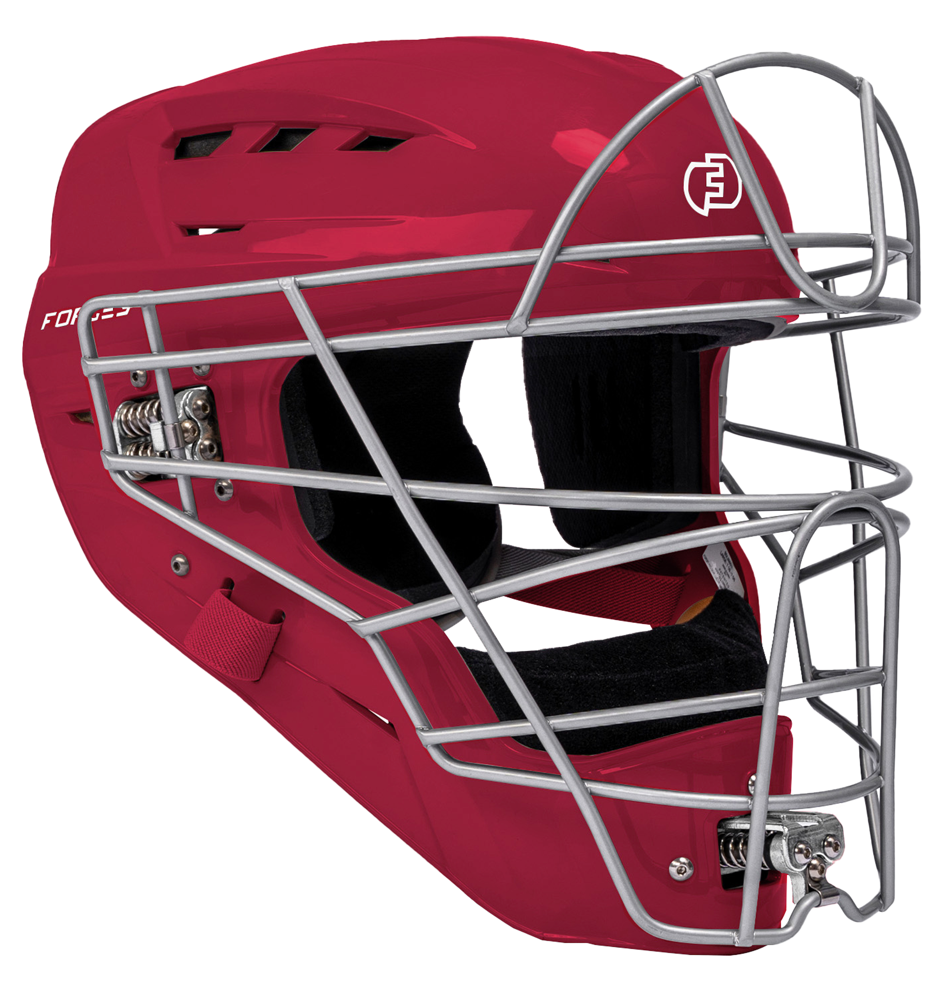 FORCE3 Defender Catcher's Helmet - NOCSAE Certified Baseball Catcher Gear for Maximum Protection | Perfect for Youth & Adult Baseball, Softball Games & Training Sessions