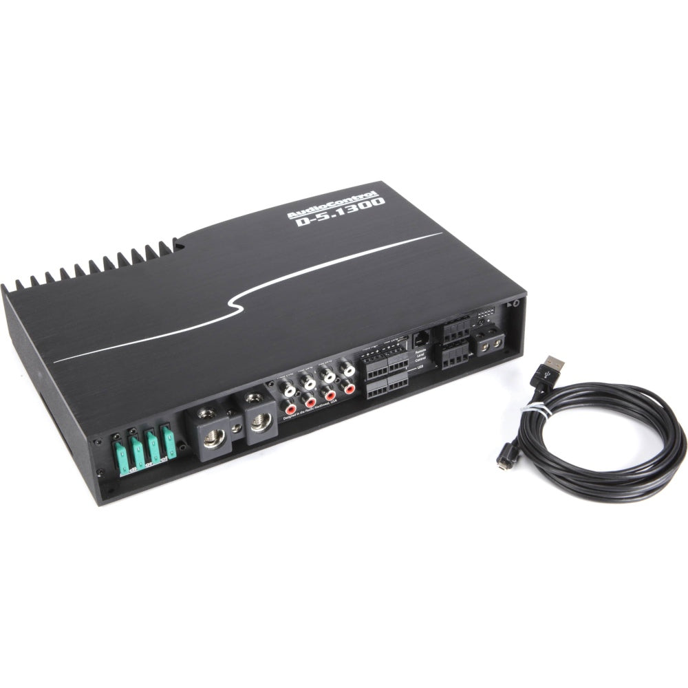 AudioControl D 5.1300 5 Channel Car Amplifier with DSP - High Power Digital Sound Processor for Enhanced Car Audio System | Perfect for Car Stereo Upgrades & Custom Audio Installations