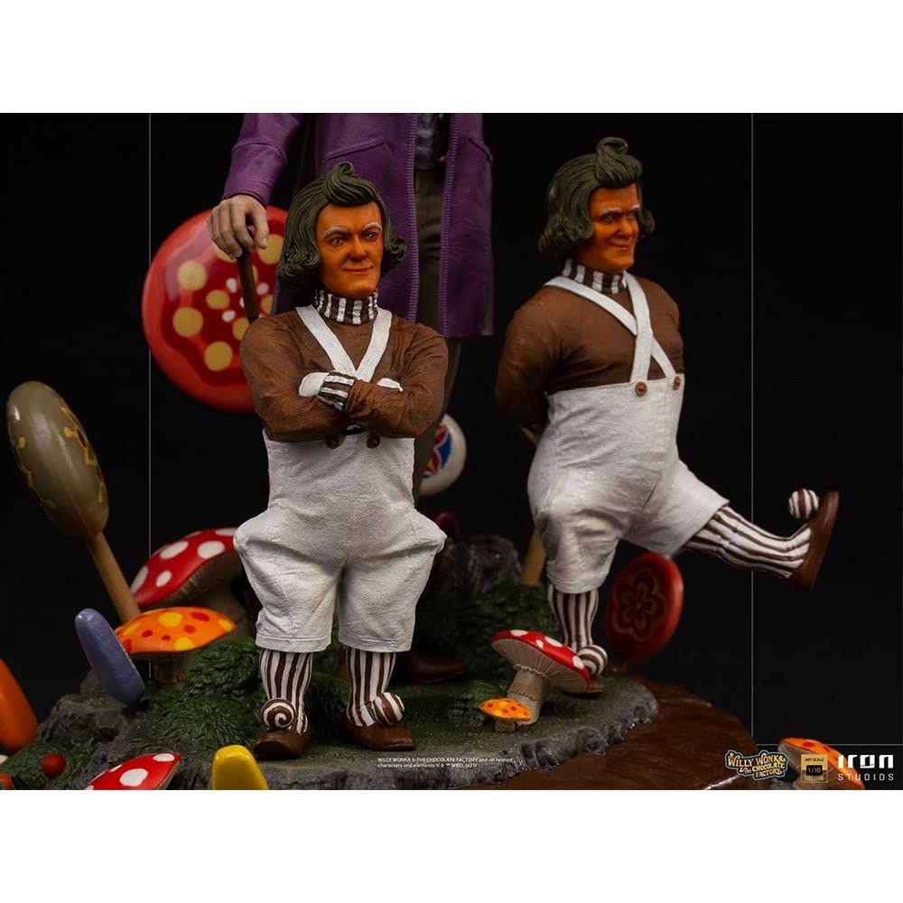 Iron Studios Willy Wonka Statue 1/10 Art Scale - Collectible Figure from Charlie and the Chocolate Factory - Perfect for Movie Fans, Shelf Display & Gift Giving